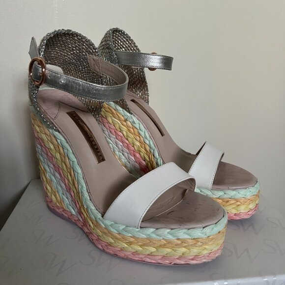 Sophia Webster Women's Lucita Platform Wedge Espadrille Sandals - Picture 3 of 5